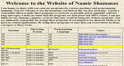 Desktop Screenshot of namirshammas.com