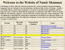 Tablet Screenshot of namirshammas.com